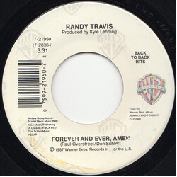 Randy Travis I Won't Need You Anymore (Always And Forever) / Forever And Ever, Amen USED VINYL 7INCH 45 RPM SINGLE
