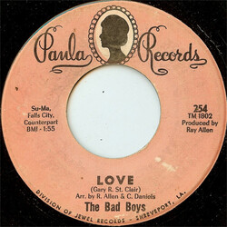 The Bad Boys (4) Love USED VINYL 7INCH SINGLE 45 RPM