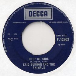 Eric Burdon & The Animals See See Rider (See What You've Done) Vinyl 7" USED