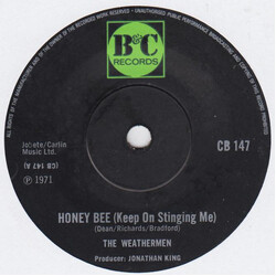 Weathermen (2) Honey Bee (Keep On Stinging Me) USED VINYL 7INCH SINGLE