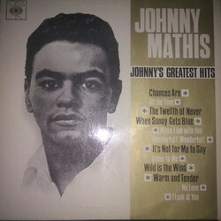 Johnny Mathis Johnny's Greatest Hits Vinyl LP USED