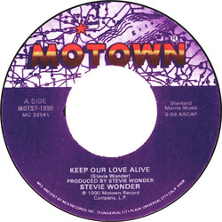 Stevie Wonder Keep Our Love Alive USED VINYL 7INCH 45 RPM
