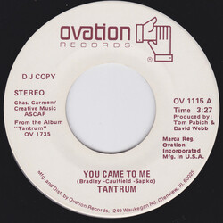 Tantrum (9) You Came To Me / Kidnapped Vinyl 7" USED