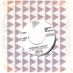 Orsa Lia I Never Said I Love You Vinyl 7" USED