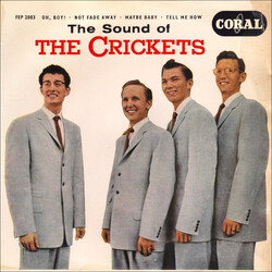 The Crickets (2) The Sound Of The Crickets USED VINYL 7INCH 45 RPM EP REISSUE