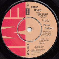 Patsy Gallant Sugar Daddy / It's Raining This Morning USED VINYL 7INCH SINGLE