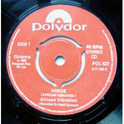 African Vibration Hinde / Safari USED VINYL 7INCH 45 RPM SINGLE