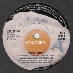 Tommy James & The Shondells Mony Mony USED VINYL 7INCH 45 RPM MAXI-SINGLE