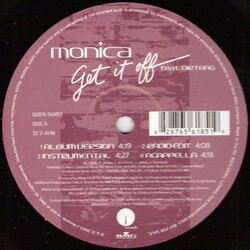 Monica Get It Off / Knock Knock USED VINYL 12INCH PROMO