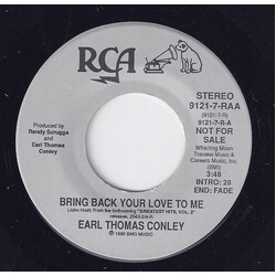 Earl Thomas Conley Bring Back Your Love To Me USED VINYL 7INCH 45 RPM PROMO