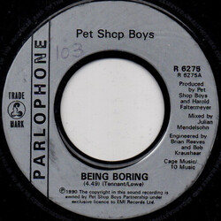 Pet Shop Boys Being Boring Vinyl 7" USED