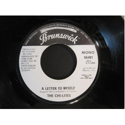 The Chi-Lites A Letter To Myself Vinyl 7" USED
