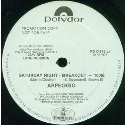 Arpeggio (2) Saturday Night - Breakout Vinyl 12" USED