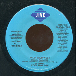 Kool Moe Dee Wild, Wild West USED VINYL 7INCH 45 RPM PROMO