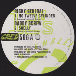 Ricky General / Daddy Screw No Twelve Cylinder / Shelly USED VINYL 12INCH 45 RPM