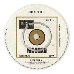 Trio Athénée Au Revoir Paris USED VINYL 7INCH 45 RPM SINGLE