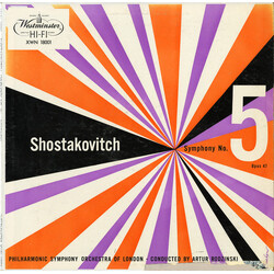 Dmitri Shostakovich / Philharmonic Symphony Of London / Artur Rodzinski Symphony No. 5 Opus 47 Vinyl LP USED
