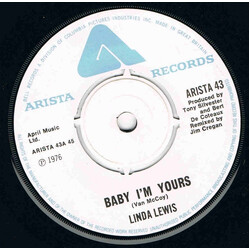 Linda Lewis Baby I'm Yours  VINYL 7" USED