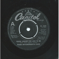 Peabo Bryson / Roberta Flack You're Looking Like Love To Me USED VINYL 7INCH 45 RPM SINGLE