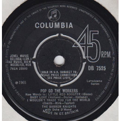 The Barron Knights / Duke D'Mond Pop Go The Workers Vinyl 7" USED