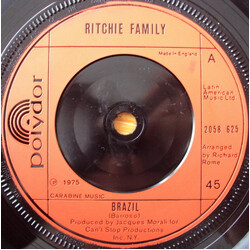 The Ritchie Family Brazil Vinyl 7" USED