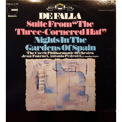 Manuel De Falla / The Czech Philharmonic Orchestra Suite From "The Three-Cornered Hat" / Nights In The Gardens of Spain Vinyl LP USED