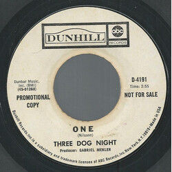 Three Dog Night One USED VINYL 7INCH 45 RPM PROMO STYRENE