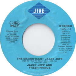 DJ Jazzy Jeff & The Fresh Prince The Magnificent Jazzy Jeff VINYL 7" USED