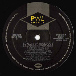 Ed O.G & Da Bulldogs Be A Father To Your Child USED VINYL 12INCH 33 S RPM PROMO