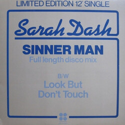 Sarah Dash Sinner Man / Look But Don't Touch USED VINYL 12INCH 45 RPM SINGLE LIMITED EDITION STEREO