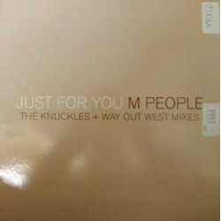 M People Just For You (The Knuckles + Way Out West Mixes) USED VINYL 12INCH SINGLE PROMO