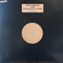 Unknown Artist Fires Burning USED VINYL 12INCH SINGLE SIDED LIMITED EDITION PROMO WHITE LABEL
