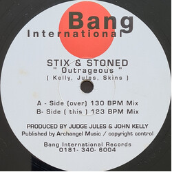 Stix 'N' Stoned Outrageous USED VINYL 12INCH