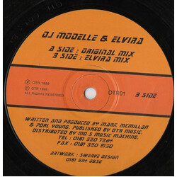 DJ Modelle / DJ Elvira Free Again USED VINYL 45 RPM 12INCH