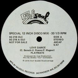 Playmate Love Dance VINYL 12" USED