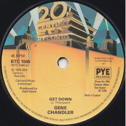 Gene Chandler Get Down VINYL 7" USED