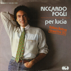 Riccardo Fogli Per Lucia USED VINYL 7INCH 45 RPM SINGLE