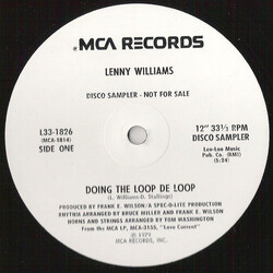 Lenny Williams Doing The Loop De Loop Vinyl 12" USED