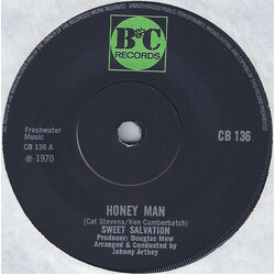 Sweet Salvation Honey Man USED VINYL 7INCH 45 RPM SINGLE