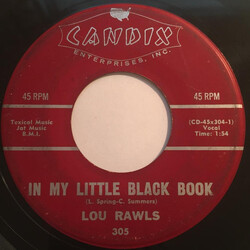 Lou Rawls In My Little Black Book / Just Thought You'd Like To Know USED VINYL 7INCH 45 RPM SINGLE