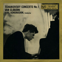 Pyotr Ilyich Tchaikovsky / Van Cliburn / Kiril Kondrashin Concerto No. 1 Vinyl LP USED