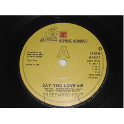 Fleetwood Mac Say You Love Me USED VINYL 7INCH SINGLE 45 RPM STEREO