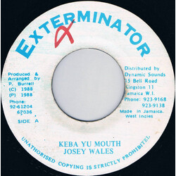 Josey Wales Keba Yu Mouth USED VINYL 7INCH 45 RPM
