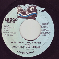 Leroy Sibbles Don't Break Your Heart USED VINYL 7INCH