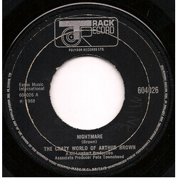 The Crazy World Of Arthur Brown Nightmare VINYL 7" USED