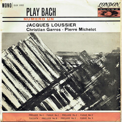 Jacques Loussier / Christian Garros / Pierre Michelot Play Bach No. 1 Vinyl LP USED