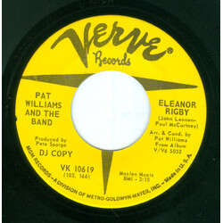 Patrick Williams & His Band Eleanor Rigby / X Shades USED VINYL 7INCH 45 RPM PROMO