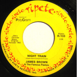 James Brown & The Famous Flames Night Train / Papa's Got A Brand New Bag Vinyl 7" USED