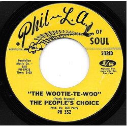 People's Choice The Wootie-Te-Woo / Cause That's The Way I Know USED VINYL 7INCH STYRENE STEREO