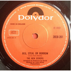 The New Seekers Beg, Steal Or Borrow USED VINYL 7INCH 45 RPM SINGLE